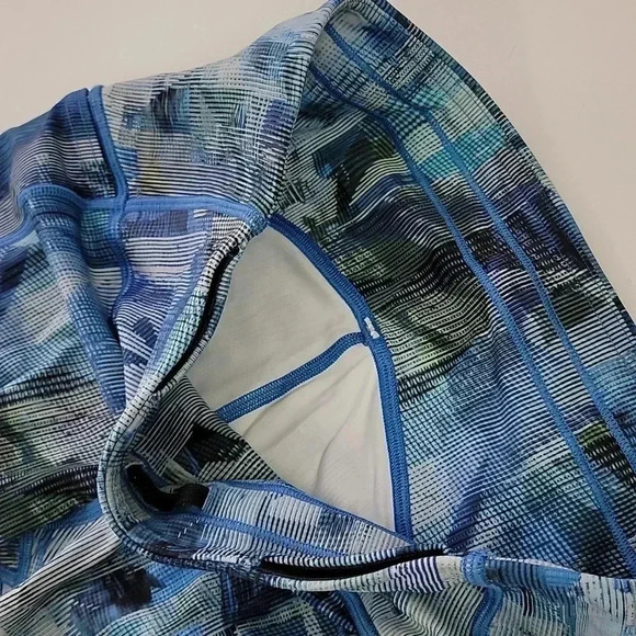 Lululemon On Pace Tight 7/8 *25"Sun Dazed Multi Blue / Super Dark - Picture 4 of 12